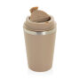 Java RCS recycled dubbel wandige beker 350ML, greige Java RCS recycled dubbel wandige beker 350ML, greige