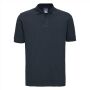 RUS Men Classic Cotton Polo, French Navy, 4XL