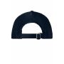 6 Panel Corduroy Cap Organic Cotton navy one size