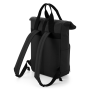 Rugzak met dubbel hengsel Black One Size Rugzak met dubbel hengsel Black One Size