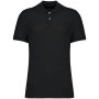 Ecologische herenpolo in piquétricot Black 4XL