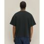 Hazener - Het unisex relaxed interlock T-shirt - Black (XXS) Hazener - Het unisex relaxed interlock T-shirt - Black (XXS)