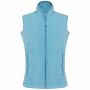 Bodywarmer van microfleece dames cloudy blue heather 4XL