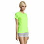 SPORTY WOMEN - SPORTYdames t-shirt 140g - XL - Neon Geel
