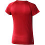 Niagara cool fit dames t-shirt met korte mouwen - Rood - XS Niagara cool fit dames t-shirt met korte mouwen - Rood - XS