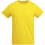 Breda biologisch katoenen herenshirt met korte mouwen - Geel - S