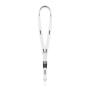 Afneembare polyester lanyard in Pantone-kleur met zeefdruk en ovale haak Afneembare polyester lanyard in Pantone-kleur met zeefdruk en ovale haak