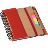 Recycled papieren notitieboek Angela zwart