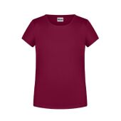 Girls' Basic-T wine XS