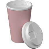 Americano® Infiniti geïsoleerde beker van 350 ml met morsbestendig deksel - Oudroze