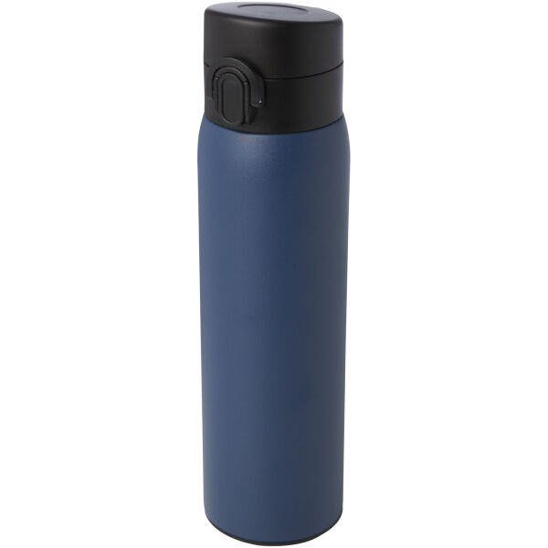 Sika 450 ml RCS certified recycled stainless steel insulated flask - Ocean blue