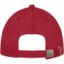 Davis 6 panel cap - Rood Davis 6 panel cap - Rood