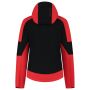 Softshell Capuchon Bicolor Redefined Dames 406119 Black-Brightred XXL