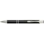 Aluminium balpen Delia zwart