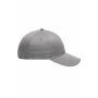 6 Panel Brushed Sandwich Cap light grey/white one size