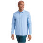 Estrella herenpolo met lange mouwen - Marl Grey - 3XL