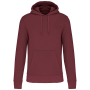 Ecologische kindersweater met capuchon Wine 12/14 jaar