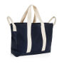 BEAU AWARE™ strandtas van 400gsm gerecycled canvas, donkerblauw
