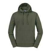 RUS Men Authentic Hooded Sweat, Olive, XL