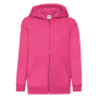 Kids Classic sweatvest met capuchon (62-045-0) Fuchsia 5-6 jaar