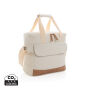 Impact AWARE™ 16 oz. recycled canvas koeltas, gebroken wit