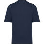 Ecologisch oversized uniseks T-shirt French Terry Navy Blue XL