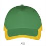 SOL'S Booster, Kelly Green/Gold, One size