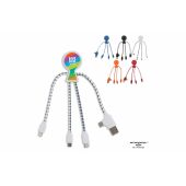 2081 | Xoopar Mr. Bio Charging cable - Wit