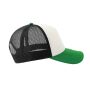 RAPPER-S, WHITE/BLACK/GREEN, One size, ATLANTIS HEADWEAR