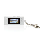 Cliq it RCS gerecyclede plastic sleutelhangercamera, wit