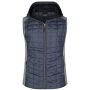 Ladies' Knitted Hybrid Vest light melange/anthracite melange XXL