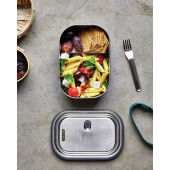 Black+Blum RVS Lunchbox Groot, turquoise