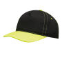 SPORTSMAN - 5-panel baseballcap geel, zwart SPORTSMAN - 5-panel baseballcap geel, zwart