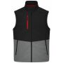 Workwear Softshell Vest black/metal grey XS
