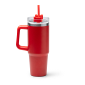 KRANSTON thermo beker 870 ml - rood KRANSTON thermo beker 870 ml - rood