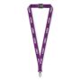 Polyester lanyard met reflecterende draden Polyester lanyard met reflecterende draden
