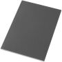Novella Austen A5 gerecycled notitieboek met zachte cover, 50 vellen - Charcoal
