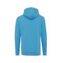 IQONIQ Jasper gerecycled katoen hoodie, tranquil blue (L)