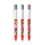 BIC® 4 Colours® balpen + Lanyard 4 Colours ballpen LP Red_UP White_RI White BIC® 4 Colours® balpen + Lanyard 4 Colours ballpen LP Red_UP White_RI White