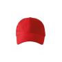 Cap unisex 6P red adjustable