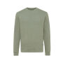 Iqoniq Denali gerecycled katoen sweater ongeverfd, heather green (XXXL)