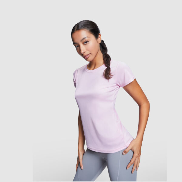 Montecarlo short sleeve women's sports t-shirt - Light pink - 2XL