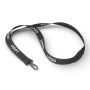 Polyester lanyard met reflecterende draden Polyester lanyard met reflecterende draden