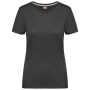 Dames-T-shirt met antibacteriële behandeling Dark Grey 3XL