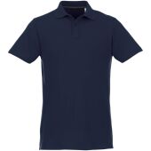 Helios herenpolo met korte mouwen - Marineblauw - XS
