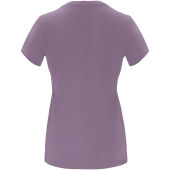 Capri damesshirt met korte mouwen - Lavendel - L