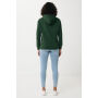 IQONIQ Rila lichtgewicht gerecycled katoen hoodie, forest green (L)