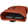 Byron 15,6" rugzak van GRS RPET met opgerolde bovenkant 18 L - Brick