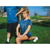 IQONIQ Tikal gerecycled polyester sneldrogend sport t-shirt, royal blue (XXS)
