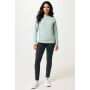 IQONIQ Zion gerecycled katoen sweater, iceberg green (L)